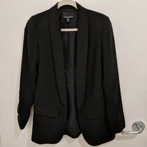 Open Black Blazer Cynthia Rowley